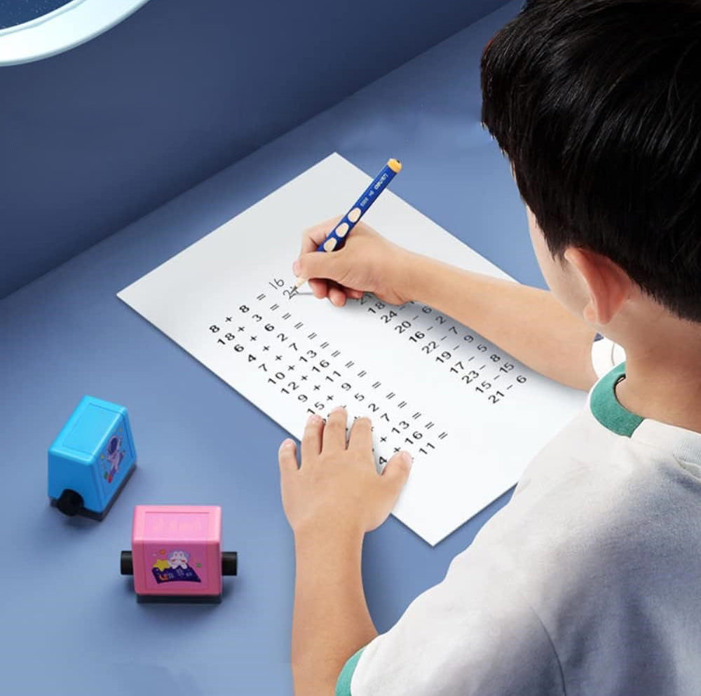 Tampon d'Enseignement Numérique à Rouleau pour Enfants - Mon Adorable Bébé