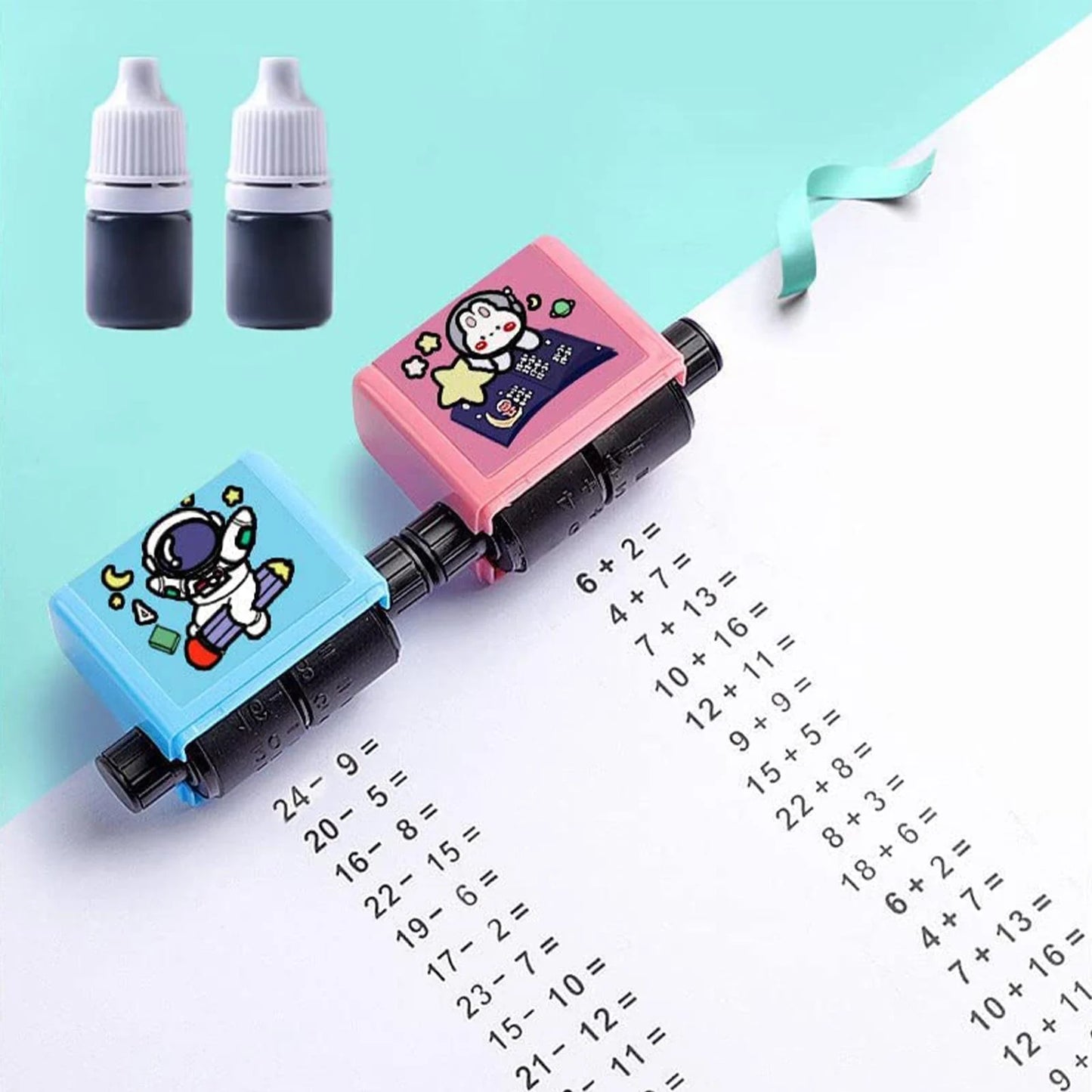 Tampon d'Enseignement Numérique à Rouleau pour Enfants - Mon Adorable Bébé