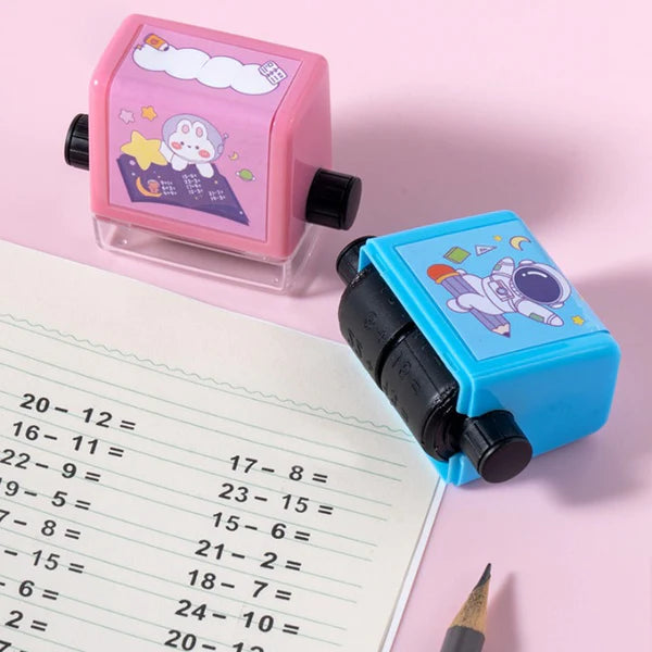 Tampon d'Enseignement Numérique à Rouleau pour Enfants - Mon Adorable Bébé
