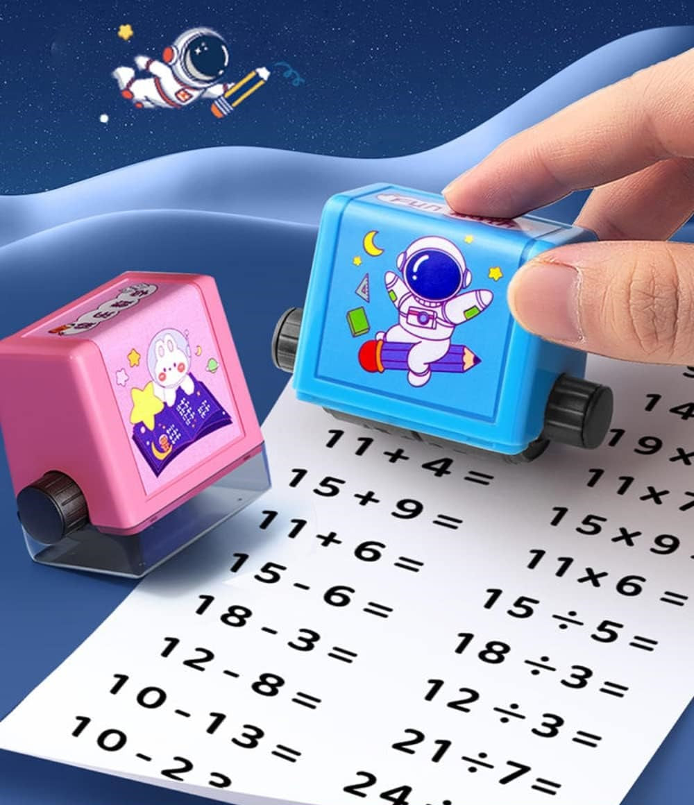 Tampon d'Enseignement Numérique à Rouleau pour Enfants - Mon Adorable Bébé