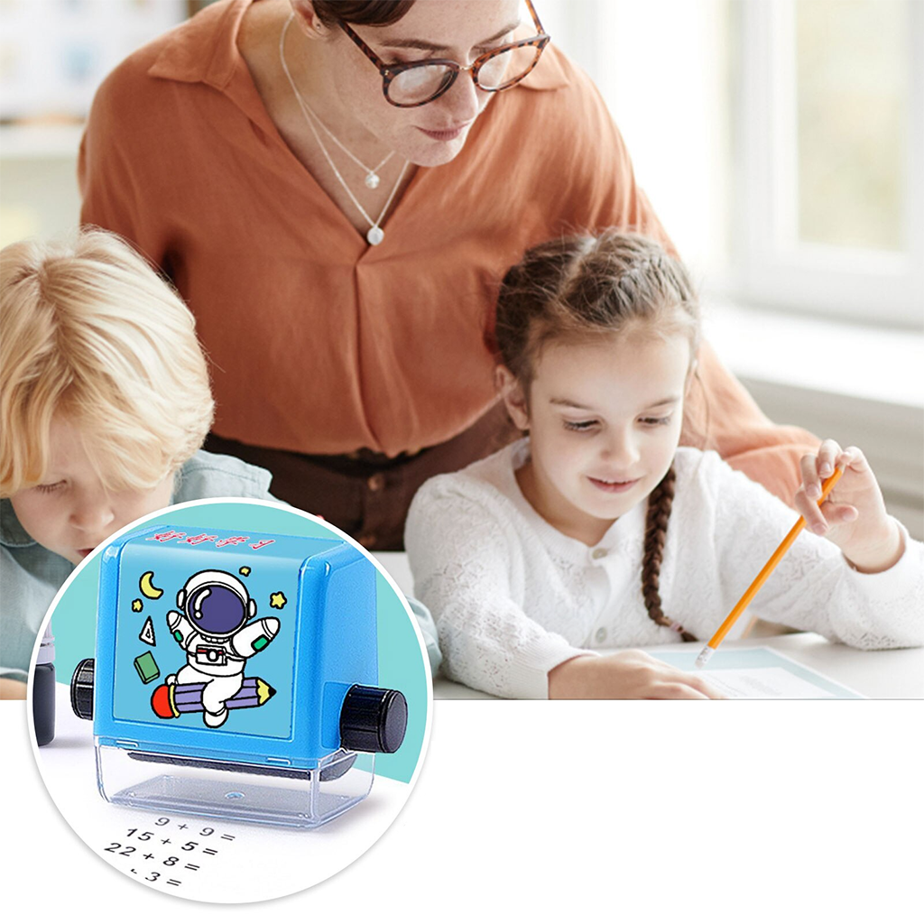 Tampon d'Enseignement Numérique à Rouleau pour Enfants - Mon Adorable Bébé