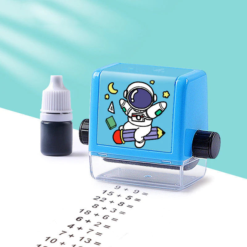 Tampon d'Enseignement Numérique à Rouleau pour Enfants Addition - Mon Adorable Bébé