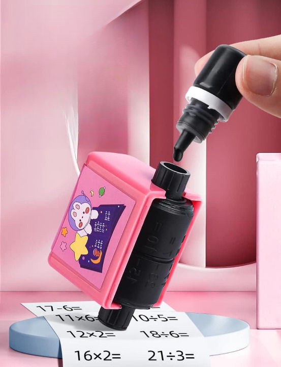 Tampon d'Enseignement Numérique à Rouleau pour Enfants - Mon Adorable Bébé