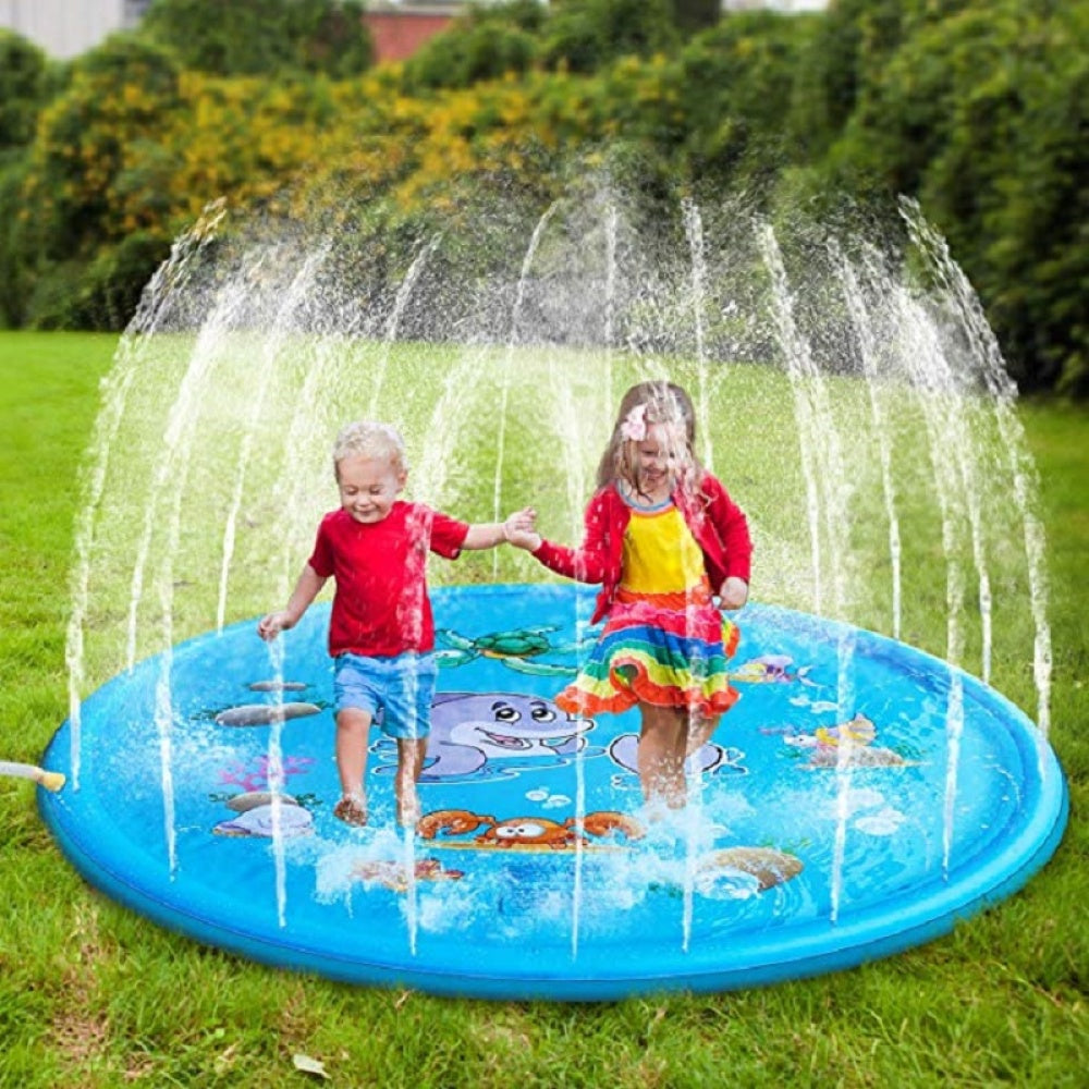 Tapis Jet d'Eau pour Enfants à Motif d'Animaux - Mon Adorable Bébé