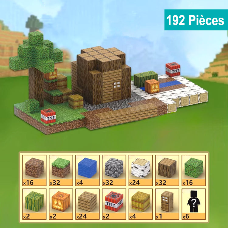 Jeu de construction de blocs magnétiques | MagneCraft