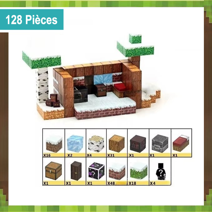 Jeu de construction de blocs magnétiques | MagneCraft