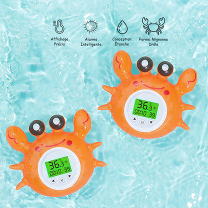 Thermomètre de Bain en Forme de Crabe pour Bébé - Mon Adorable