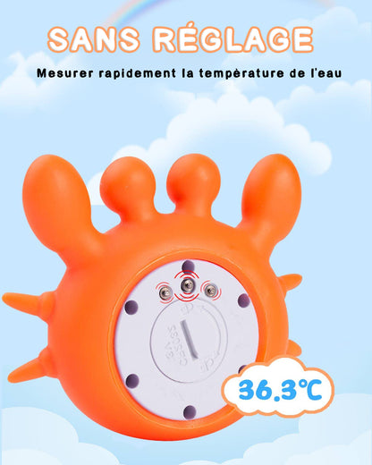 Thermomètre de Bain en Forme de Crabe pour Bébé - Mon Adorable