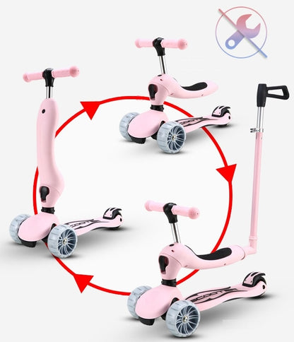 Trottinette Scooter Pliable pour Enfants - Mon Adorable Bébé