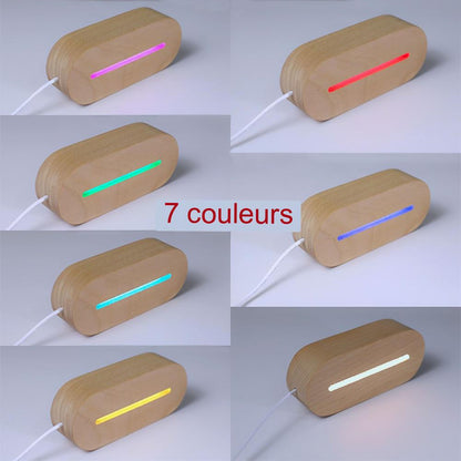 Veilleuse Bébé Personnalisée à Motifs d'Animaux Adorables Elephant 7 Couleurs - Mon Adorable Bébé