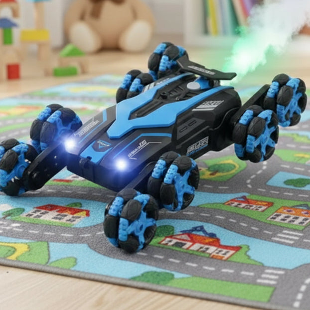 Voiture télécommandée à roues pivotantes – FlexiRacer