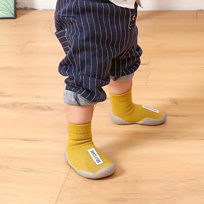 chaussure bebe a semelle souple bebe marche jaune