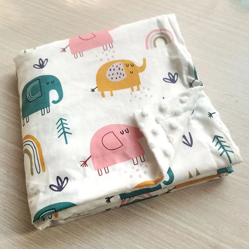 couverture-bébé-à-motif-d'animaux-éléphant