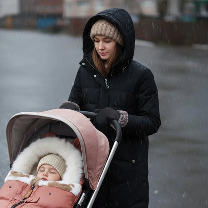 gant poussette maman noir