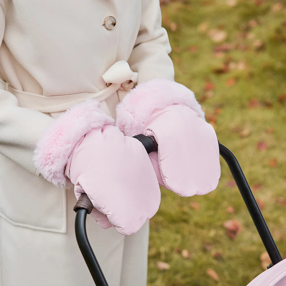 gant poussette rose