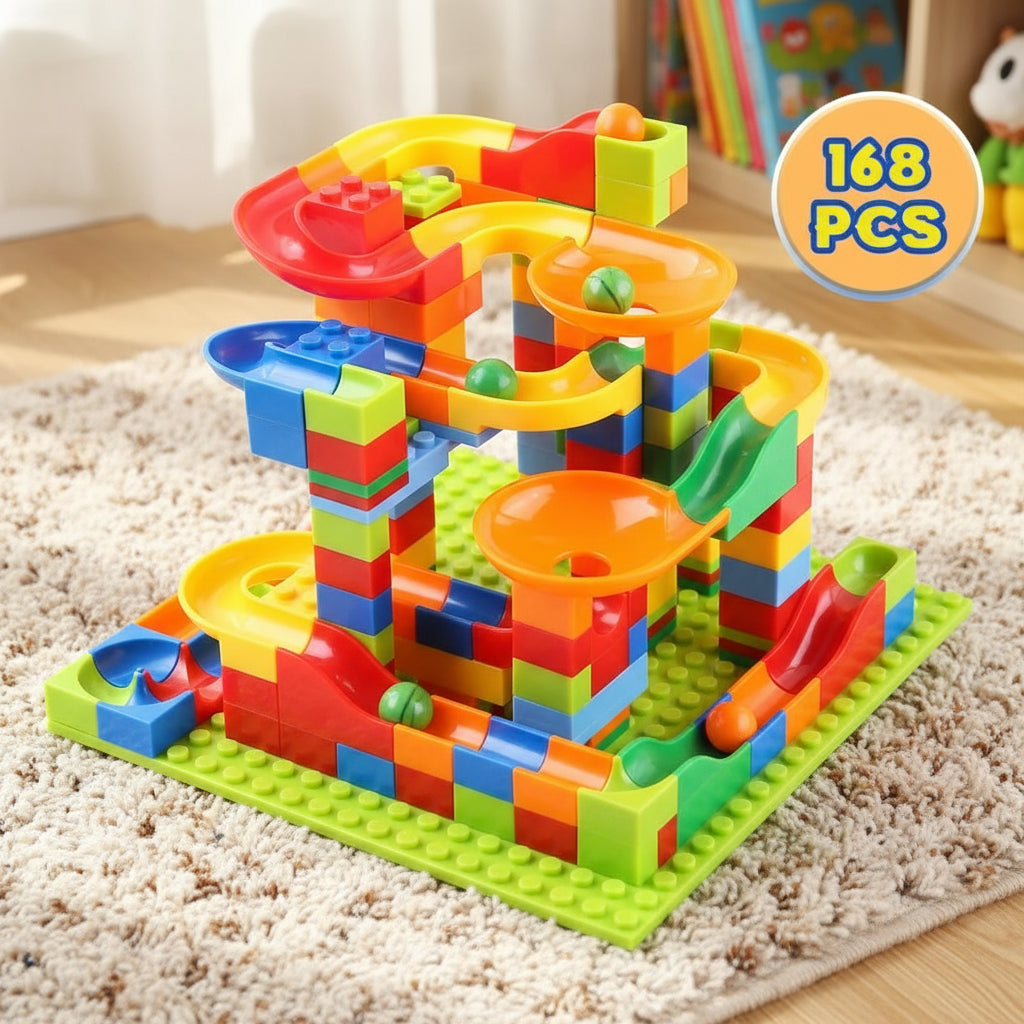 Jeux de construction - circuit pour bille