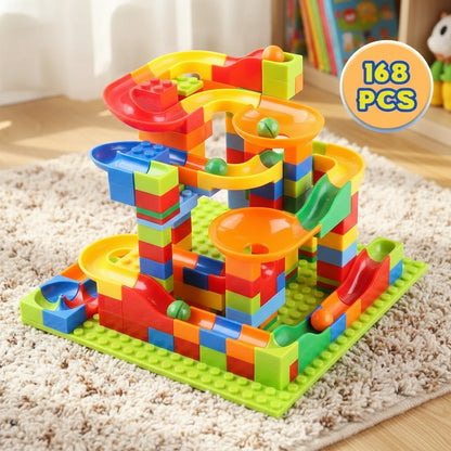 Jeux de construction - circuit pour bille