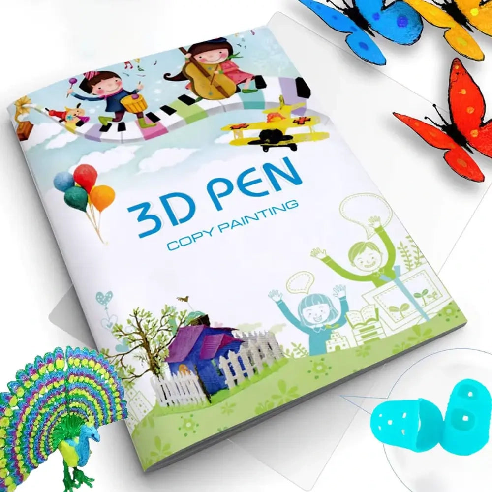 Stylo 3D Enfant livre 40 modèles 3d de dessin