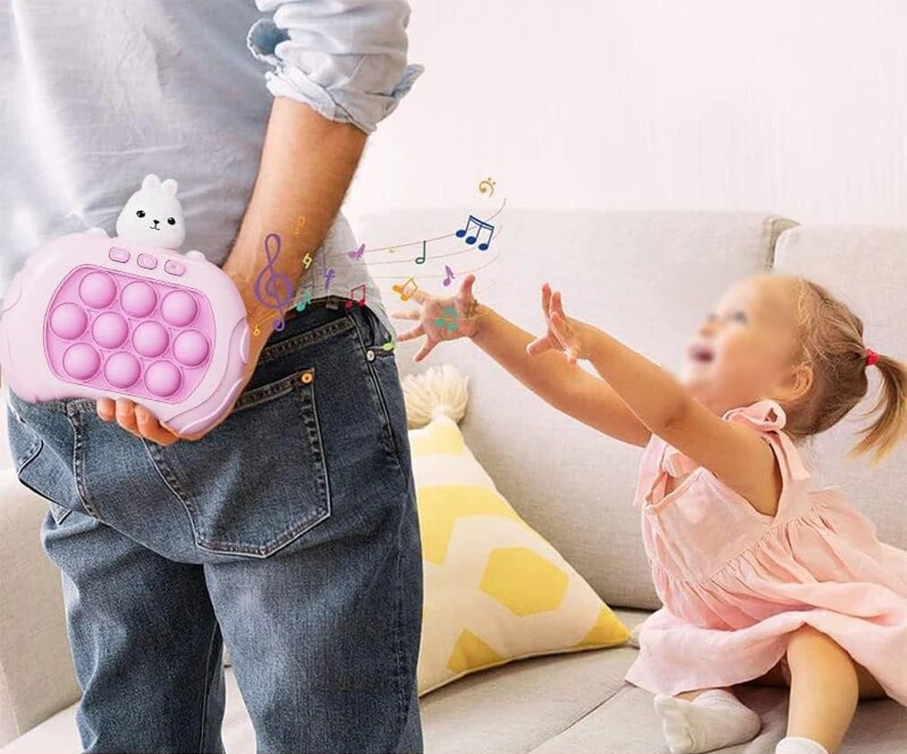 Jeu De Pop Électronique Quick Push Bubble Pop Game - Mini Console Portable Pour Enfants Et Adultes