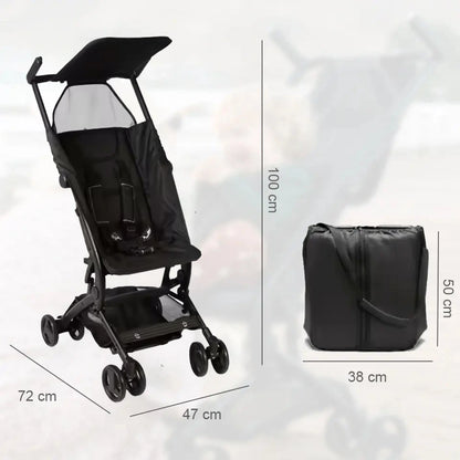 poussette compacte pliable dimensions
