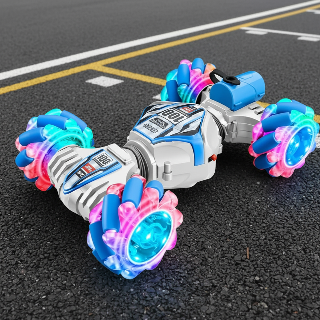 voiture télécommandée 4WD à spray lumineux – SpinJet