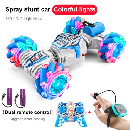 voiture télécommandée 4WD à spray lumineux – SpinJet