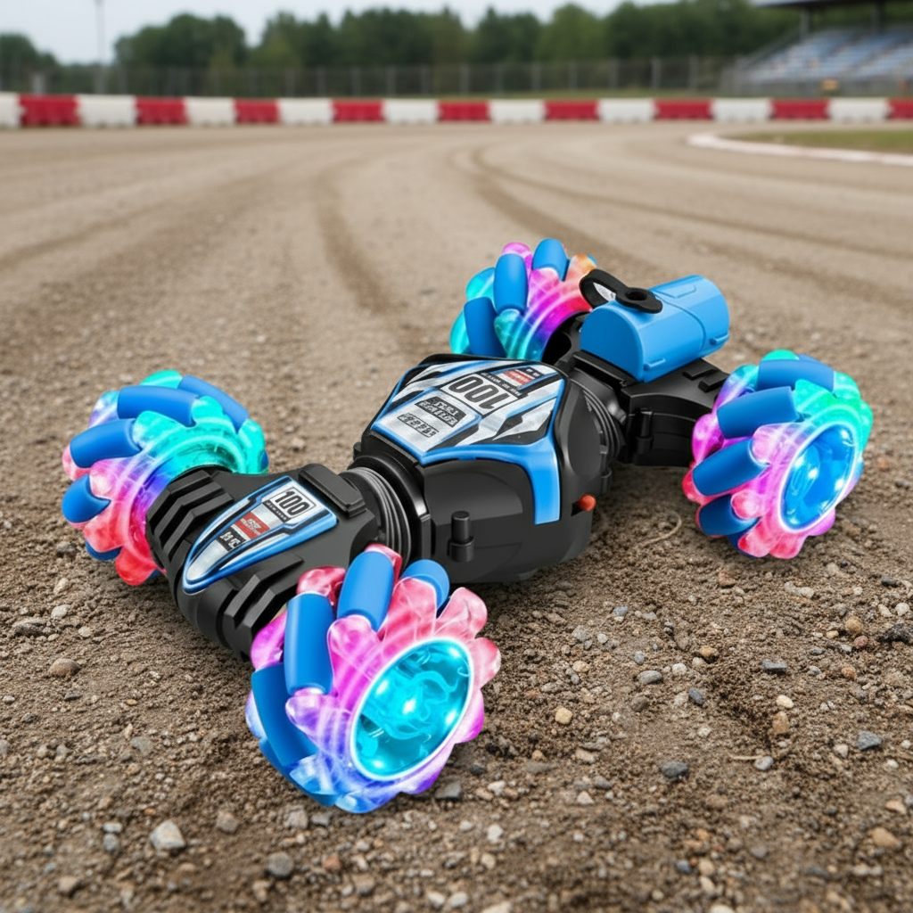 voiture télécommandée 4WD à spray lumineux – SpinJet