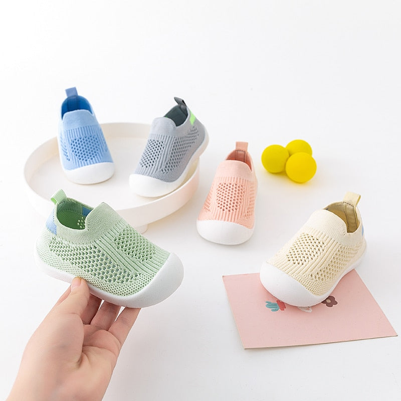 Chaussures Bébé en Maille Respirante couleur