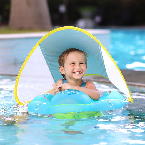 Bouée pour Bébé avec Ombrelle - Sécurité et Apprentissage
