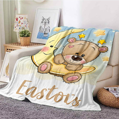 Couverture plaids pour Bébé avec Prénom Personnalisé - Mon Adorable bebe