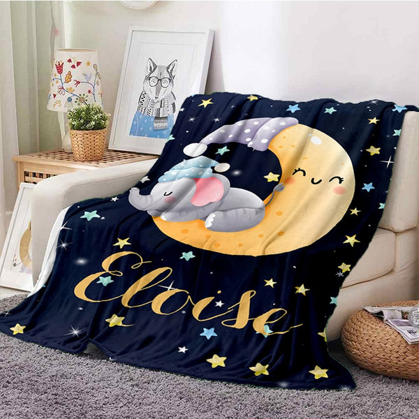 Couverture plaids pour Bébé avec Prénom Personnalisé - Mon Adorable bebe