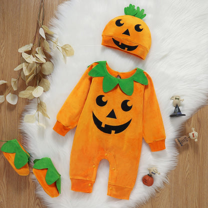 Ensemble de Déguisement d'Halloween Citrouille pour Bébé - Mon Adorable Bébé